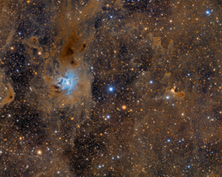 Iris and Ghost Nebula