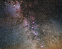 Milky Way Over the Alps