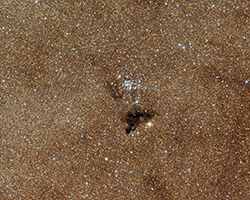 NGC6520 Open Cluster And B86