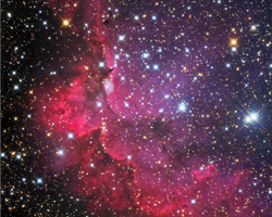 NGC7380 Open Star Cluster - Wizard Nebula