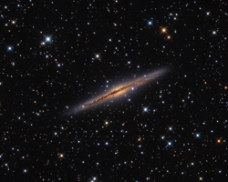 NGC891 Edge-On Spiral Galaxy