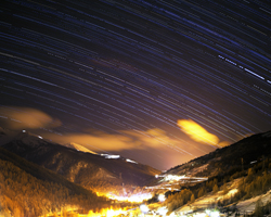 Sestriere Star Trails